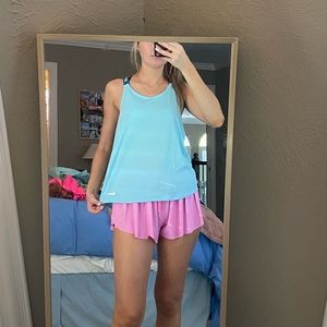 Baby blue Nike racer back tank